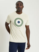 Signature Target Tee – Cream – Crew Neck with Signature Target Print
