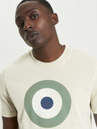 Signature Target Tee – Cream – Crew Neck with Signature Target Print