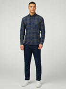 Signature Slim Stretch Chino – Navy – tailored fit