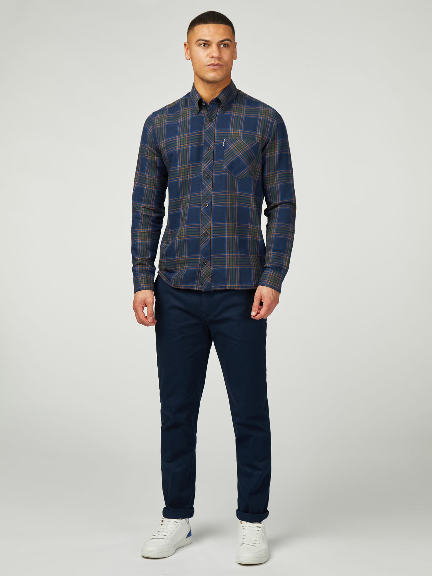 Signature Slim Stretch Chino – Navy – tailored fit