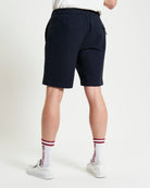 Seersucker Relaxed Short – back view showing elasticated waistband and relaxed fit.