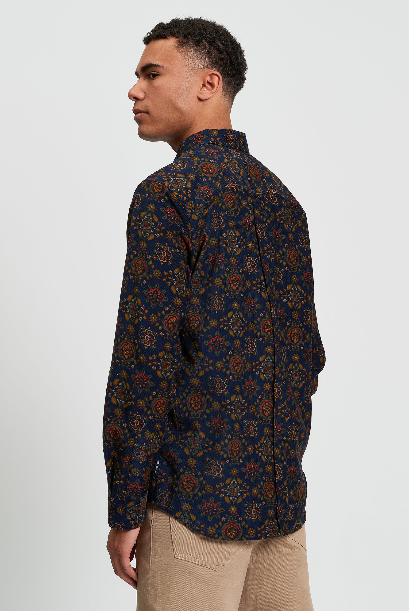 Foulard Print - Khaki - Back