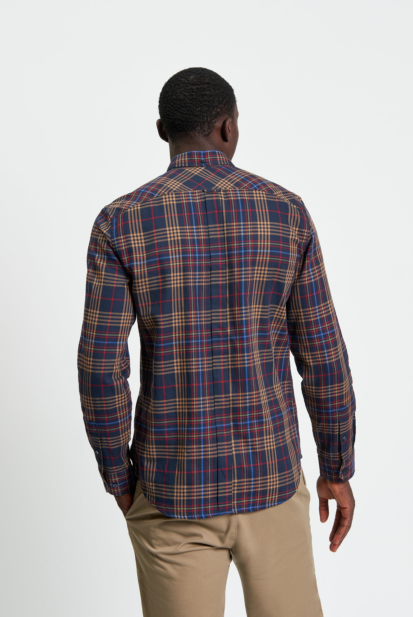 Multi Check - Dark Navy - Back