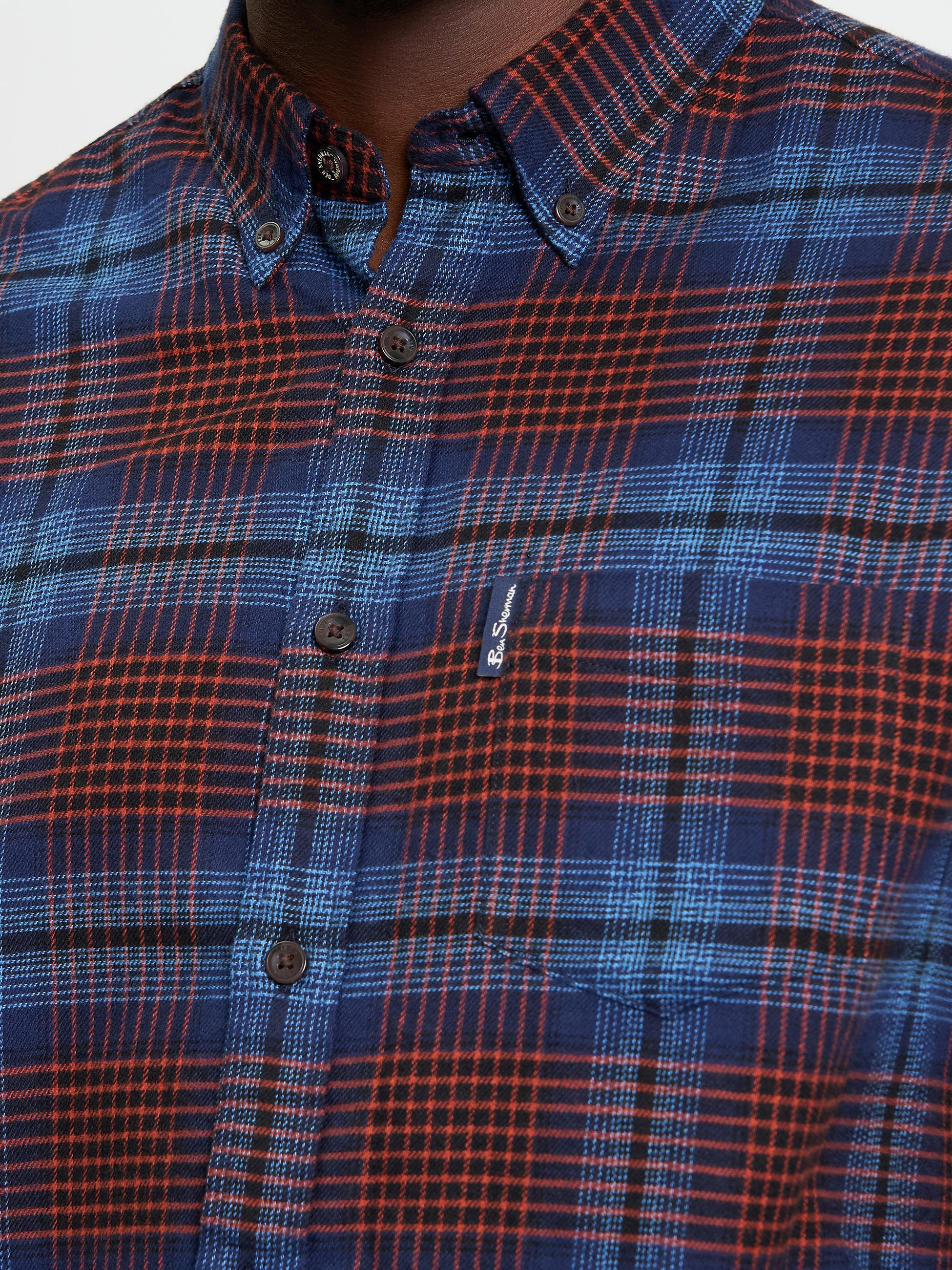 Check Shirt Dark Navy