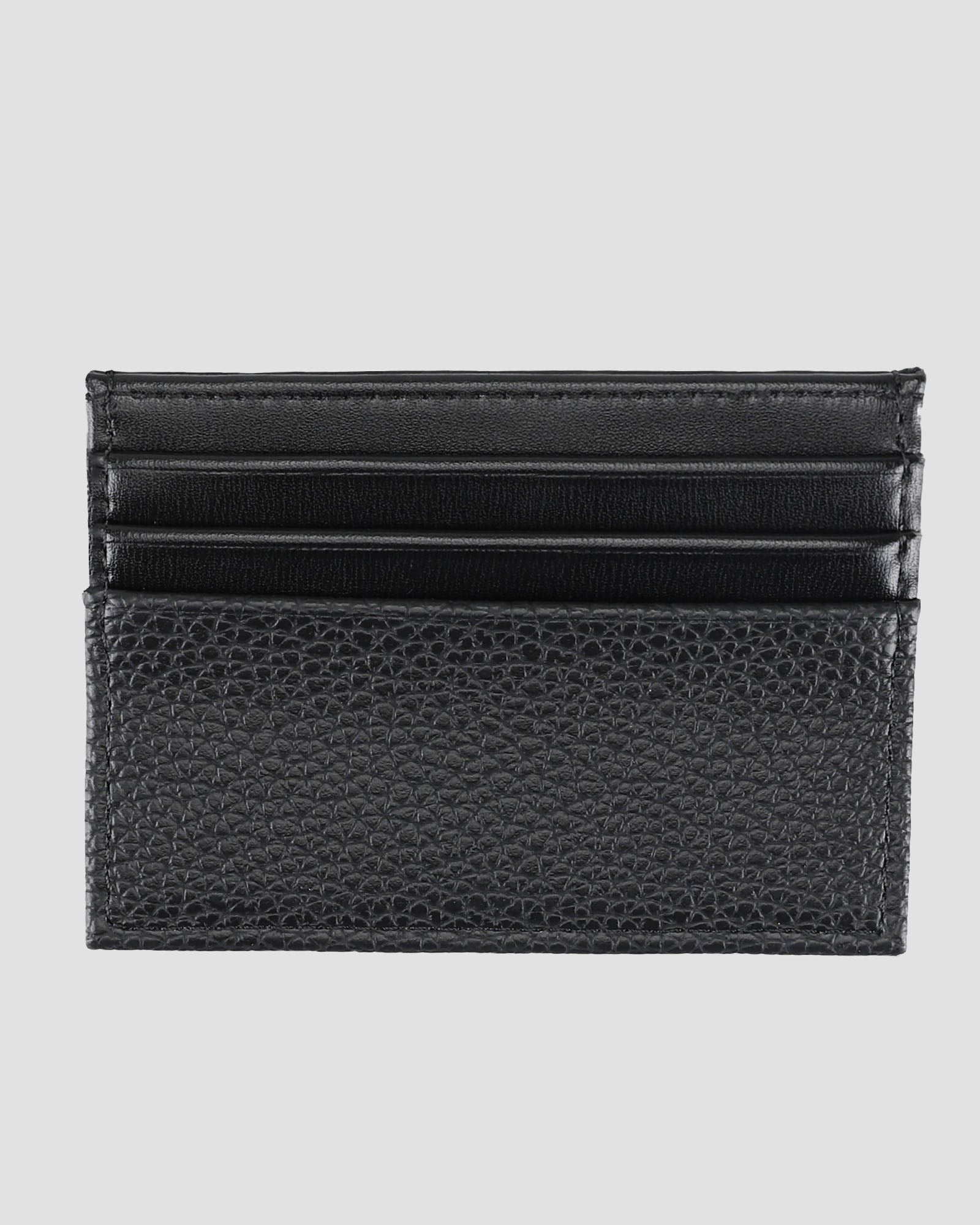 FORMAL BELT & CC GIFT SET – Black leather cardholder with multiple slots.