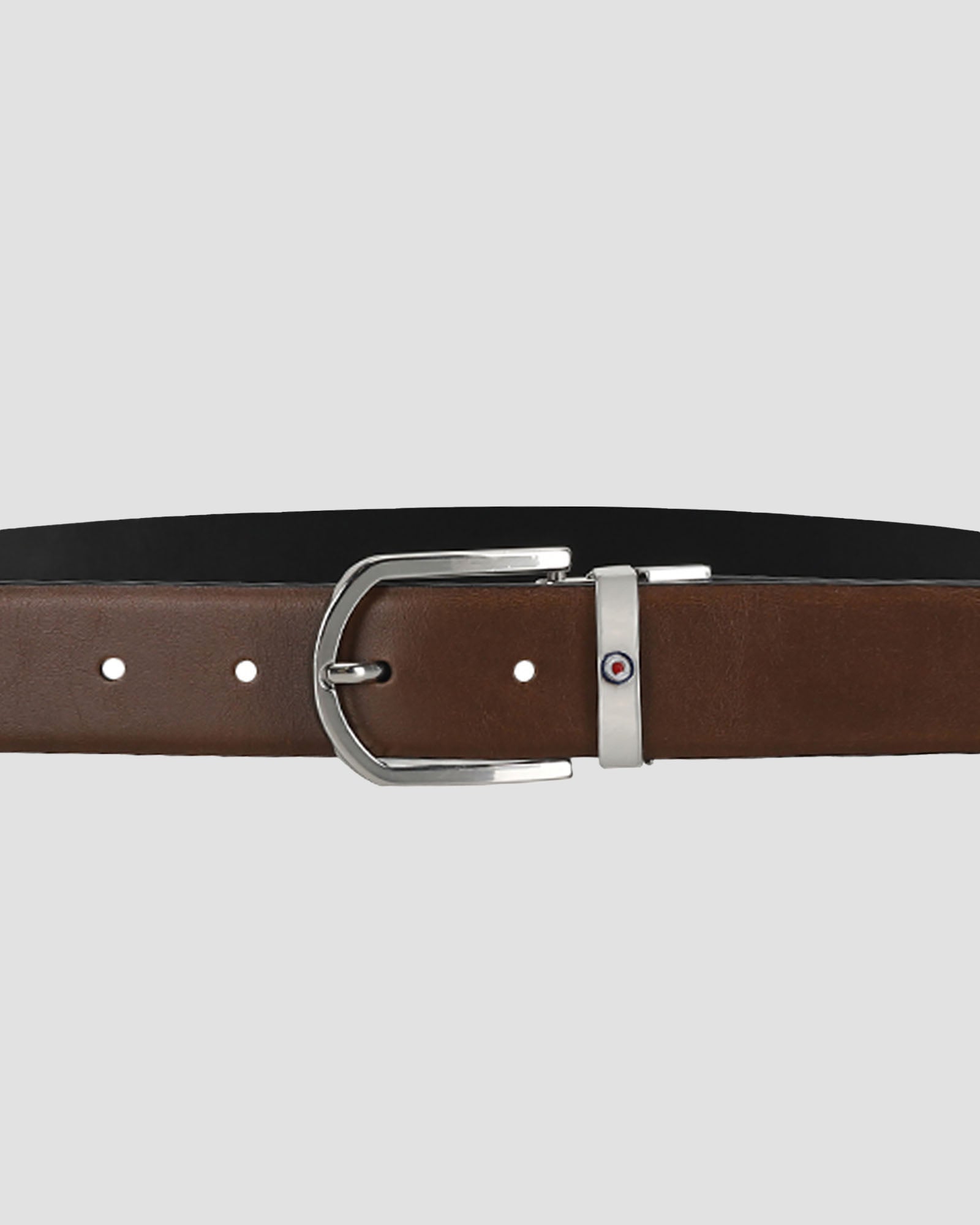 Cut To Size Reversible Belt – tan color option with a silver buckle and stylish design.