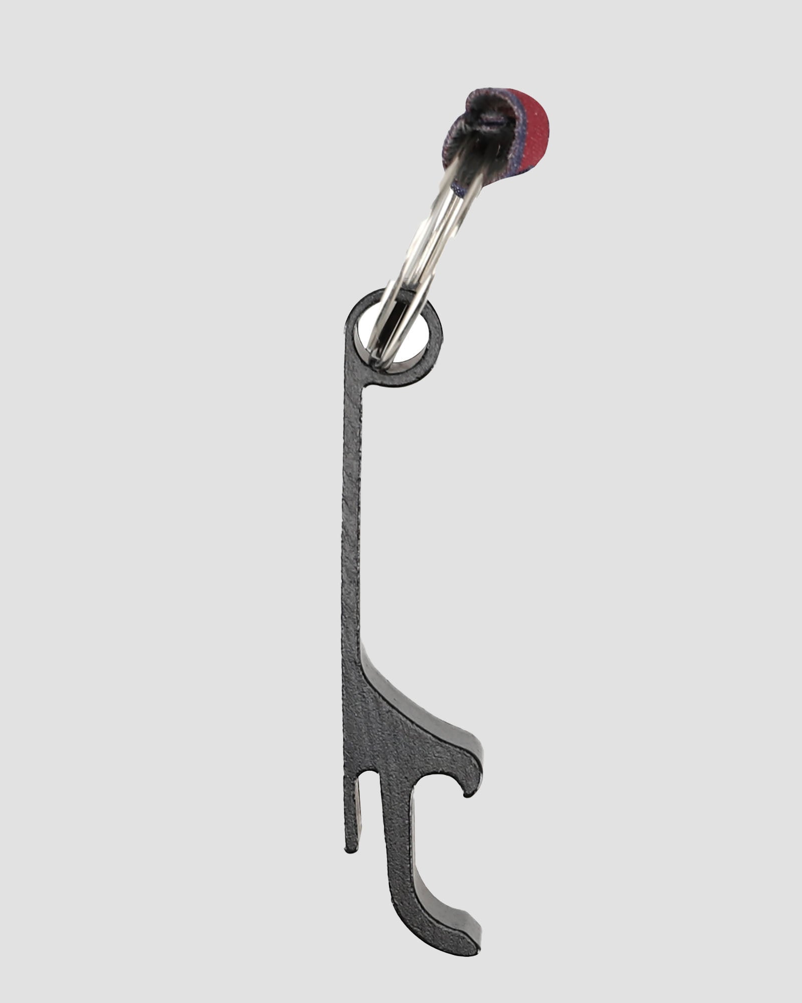 Formal CC and Bottle Opener – sleek black keyring bottle opener design with keyring attachment.