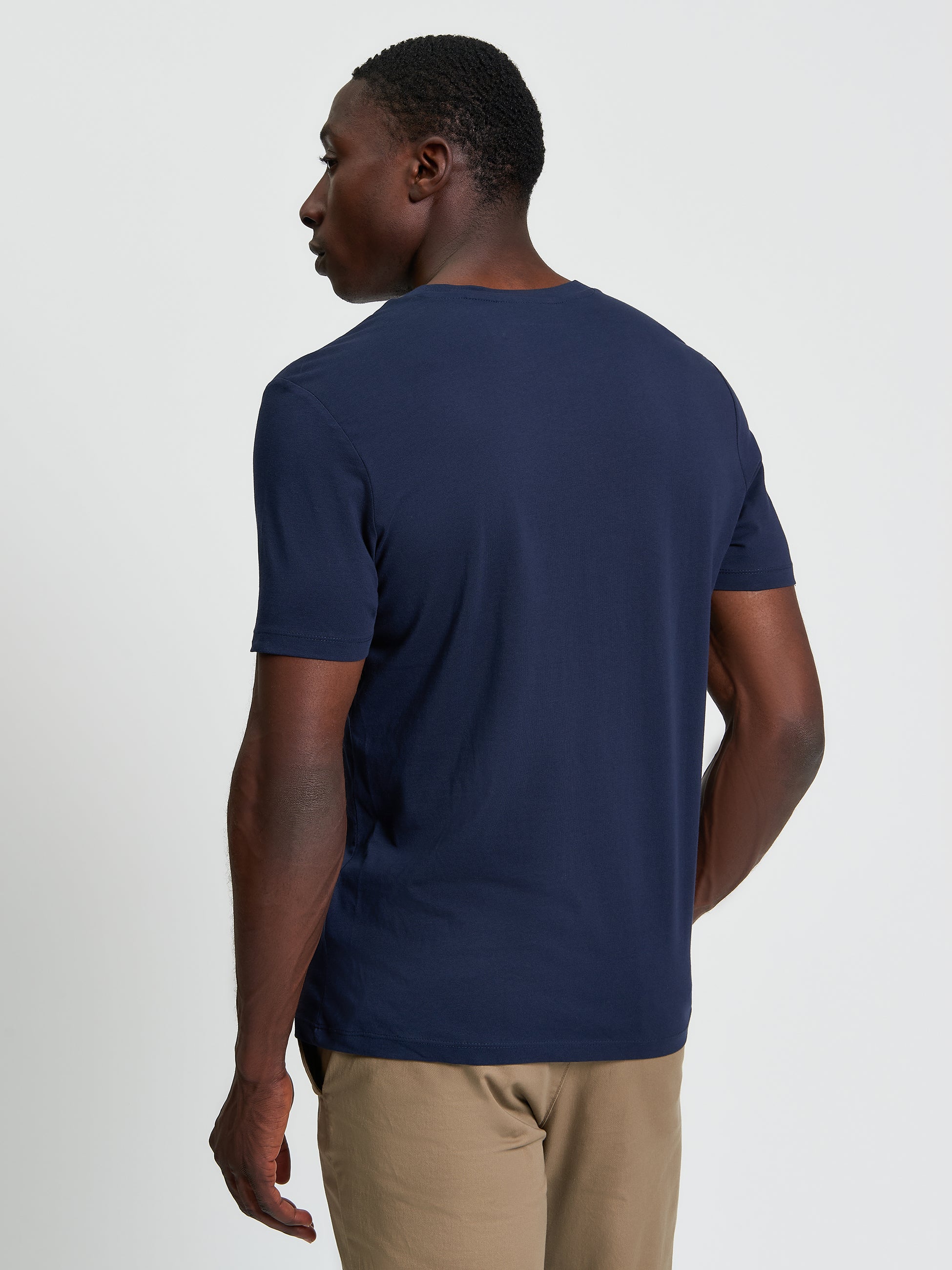 Signature Target T-Shirt Navy Graphic Tee