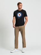Signature Target T-Shirt Black Graphic Tee