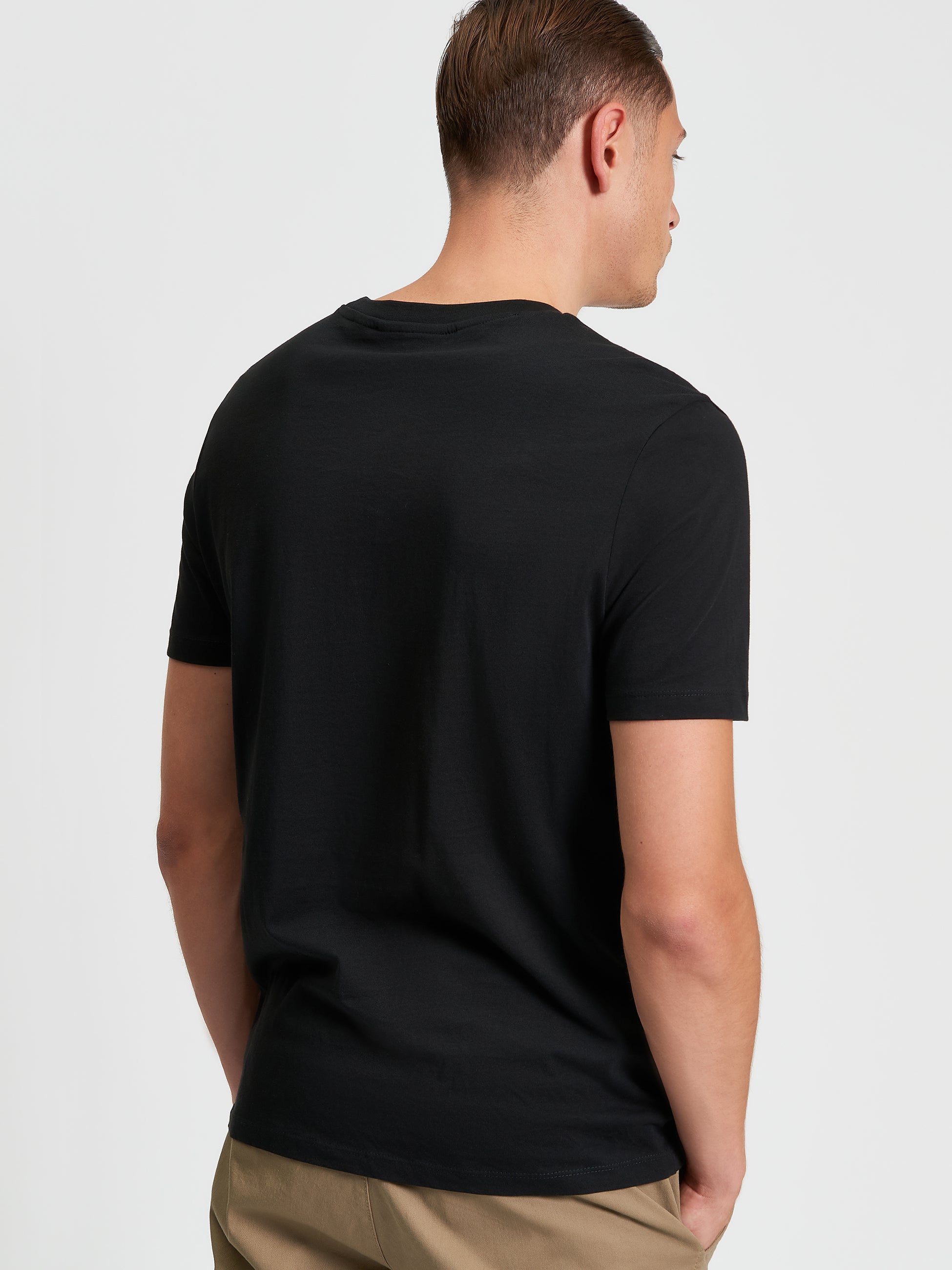 Signature Target T-Shirt Black Graphic Tee