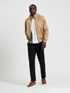 Bomber Jacket Harrington Tan Beige