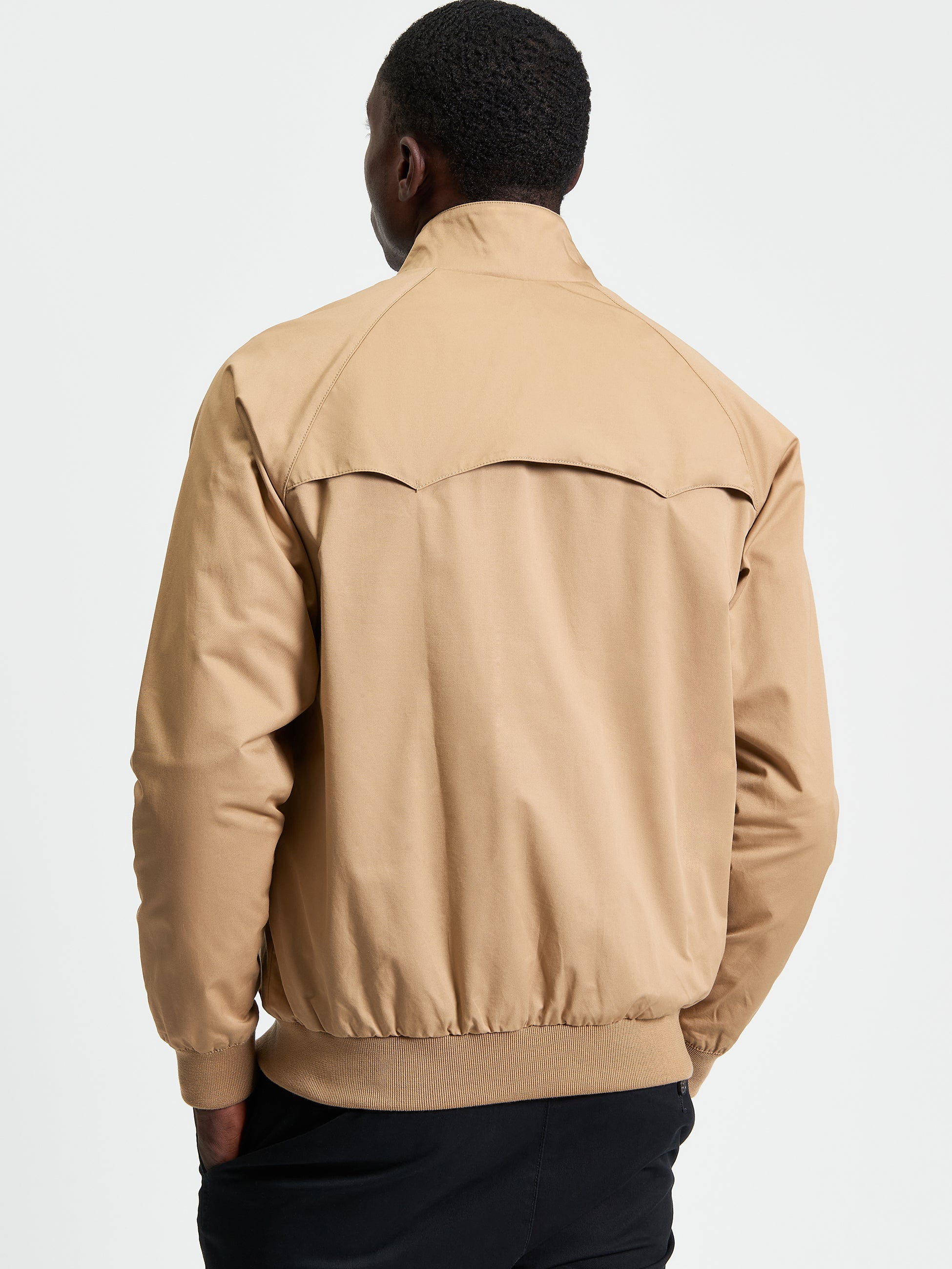 Bomber Jacket Harrington Tan Beige