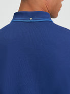 Signature Pique Polo - Blue - Full Length View