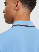 Signature Pique Polo - Pale Blue - Detail View