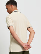 Signature Pique Polo - Fog - Back View
