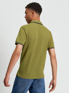 Signature Pique Polo - Green - Back