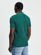 Signature Pique Polo - Dark Green - Back