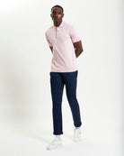 Signature Short Sleeve Polo – Pink – Smart tailored style for warm weather.