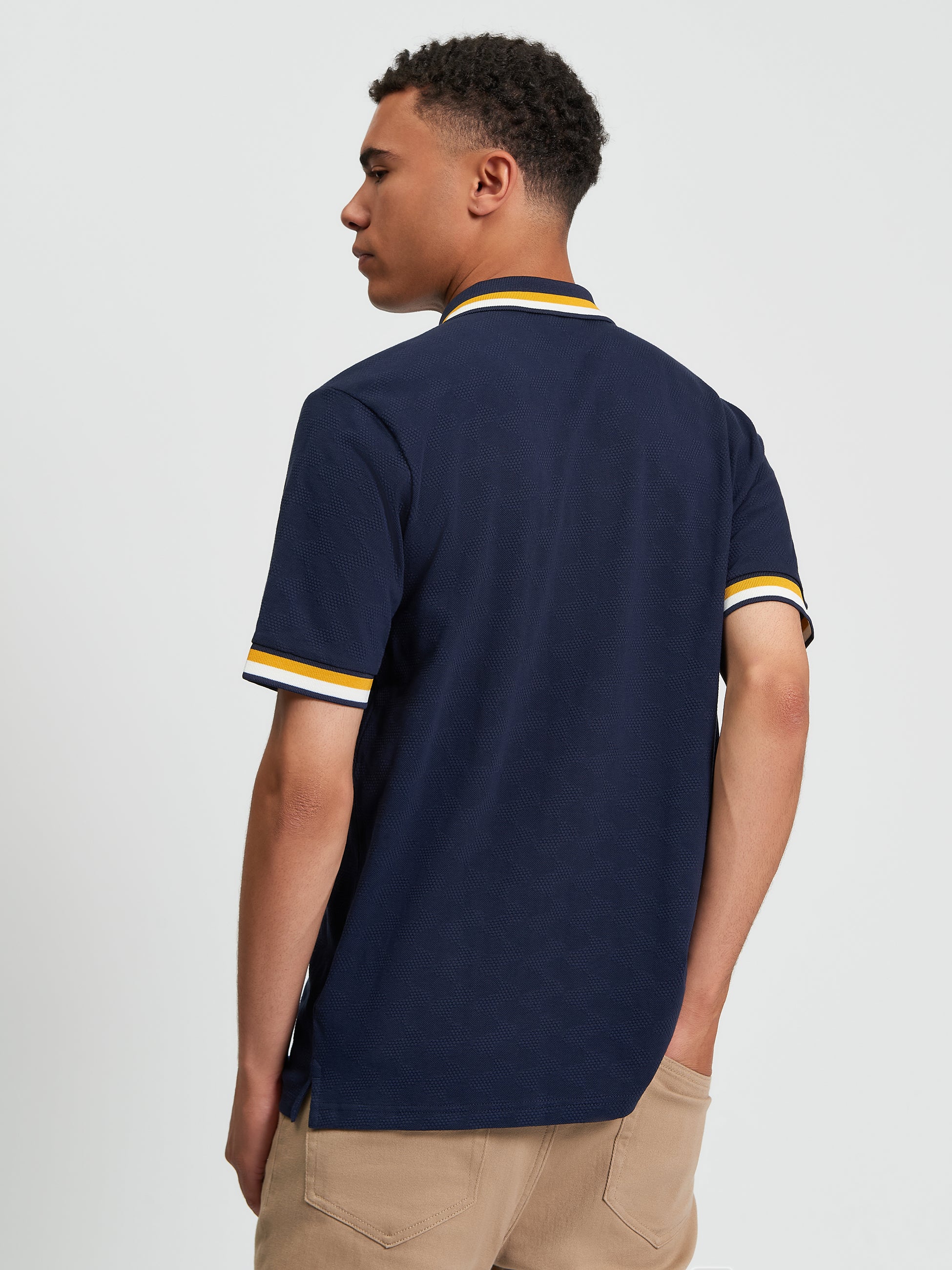 Fabric Interest polo Navy
