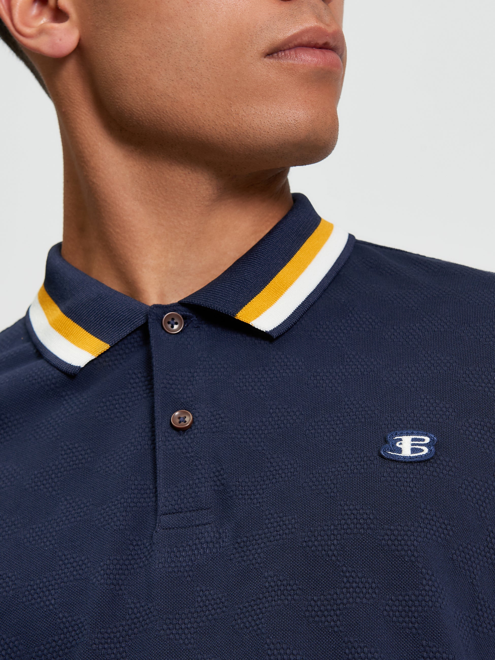 Fabric Interest polo Navy