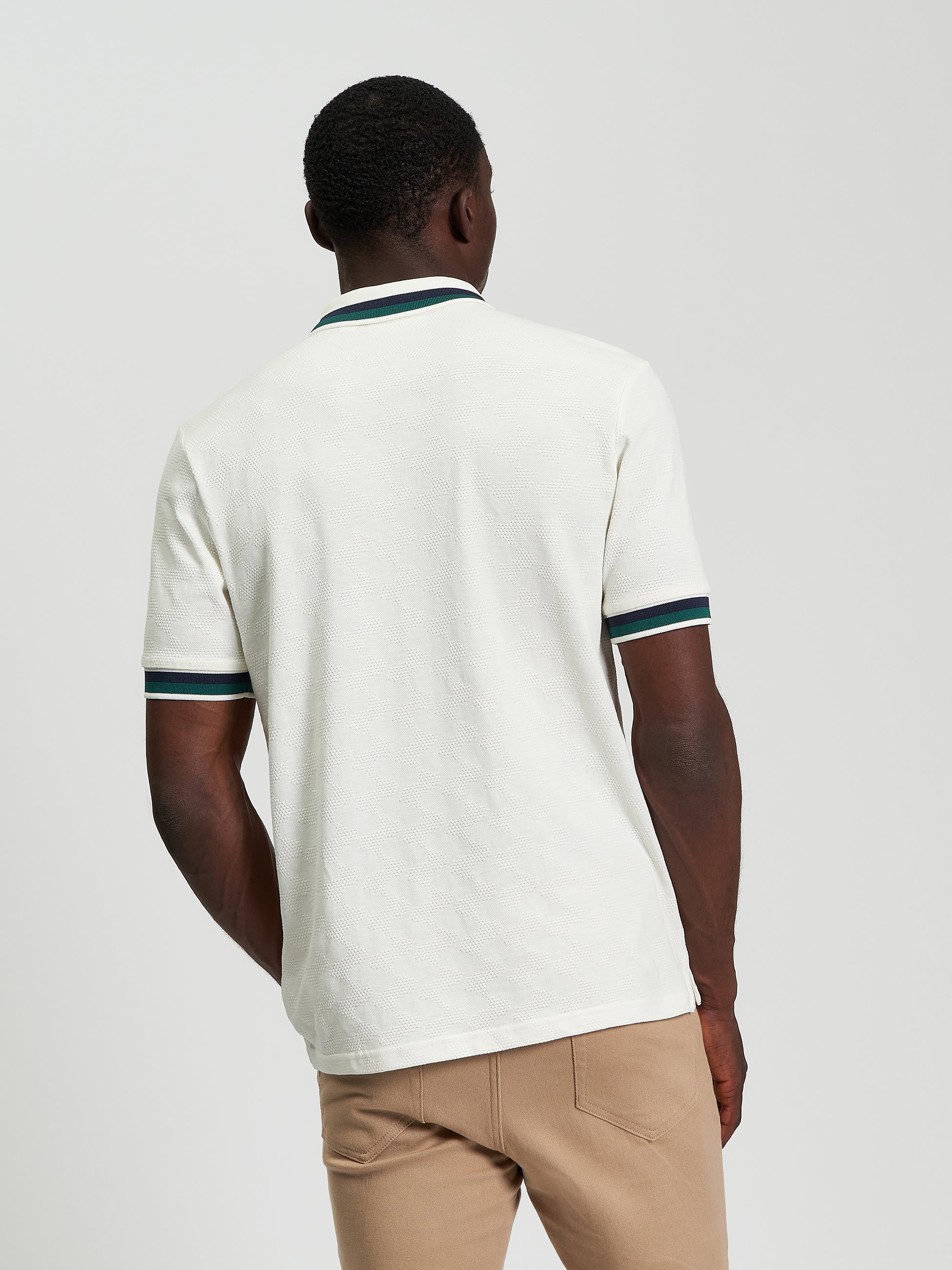 Fabric Interest polo White