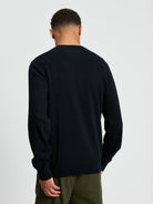 Textured Front Crew Neck Sweater