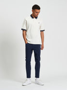 Block Colour Polo White