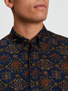 Foulard Print - Khaki - Close Up