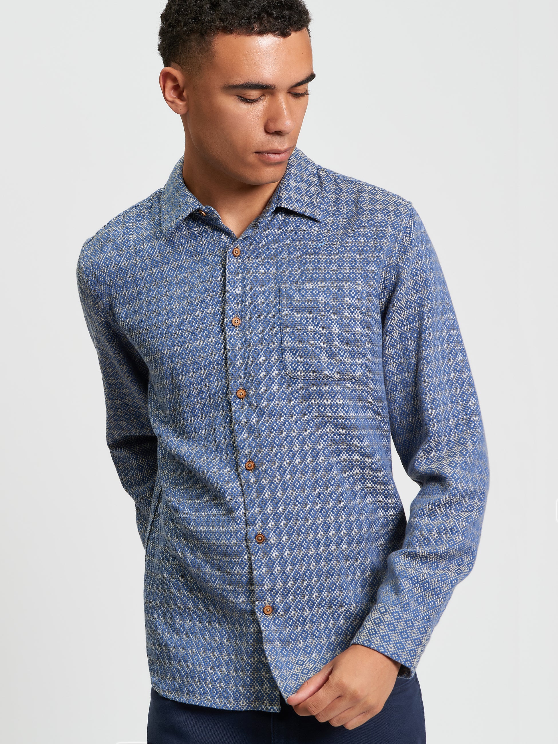 British Craft Geo - Riviera Blue - Front