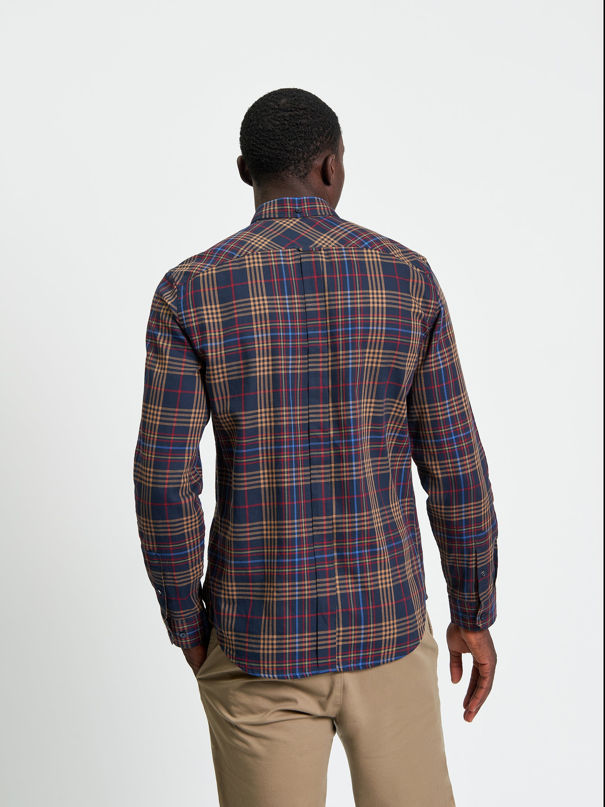 Multi Check - Dark Navy - Back