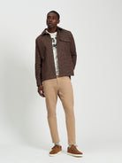 Puppytooth Overshirt - Bark - Full Length