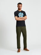 Disk Targer Graphic T-Shirt Black