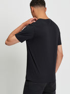 Drum Kit Print T-Shirt Black