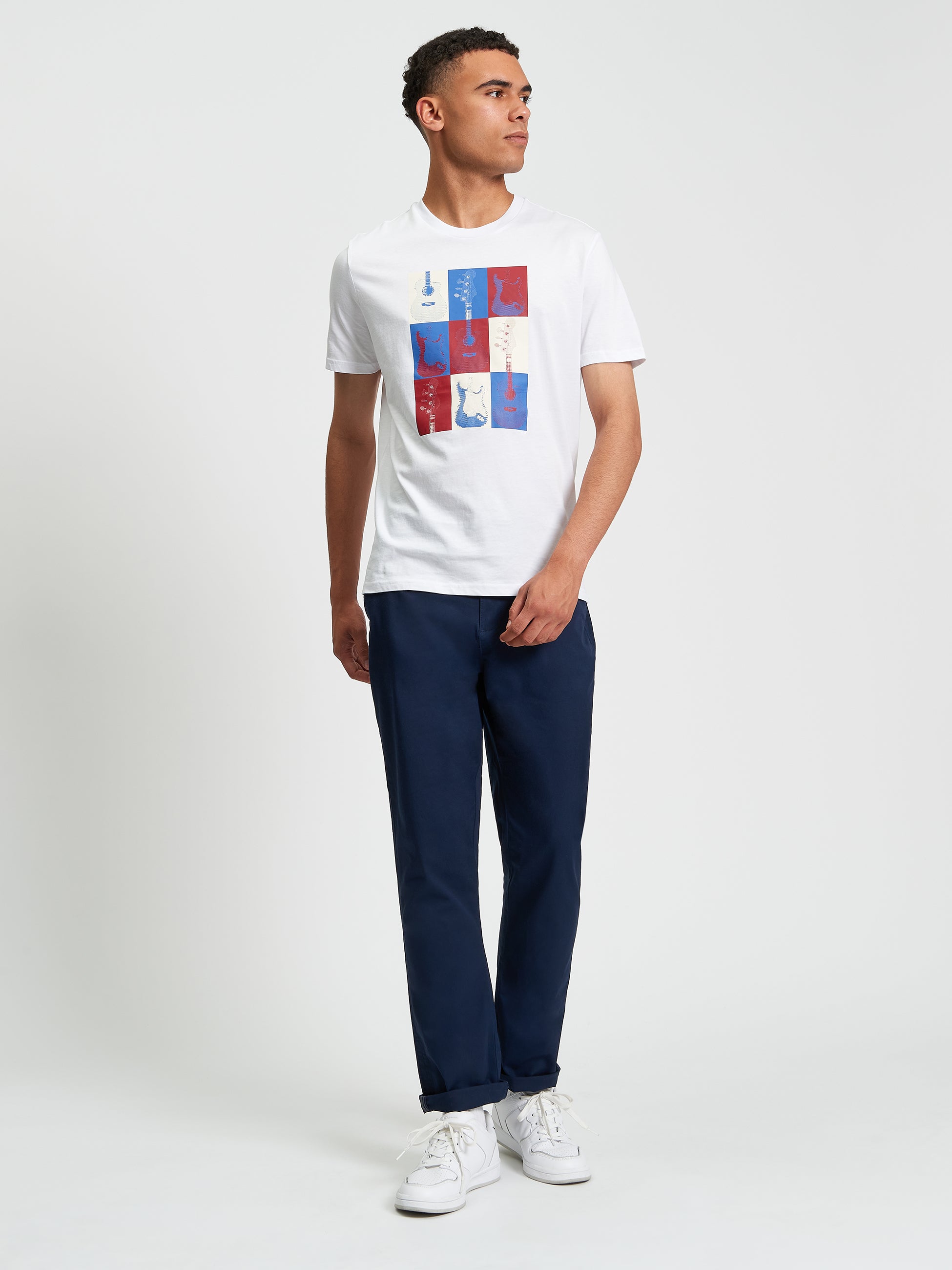 Pop Art Guitars - White - Full Length View