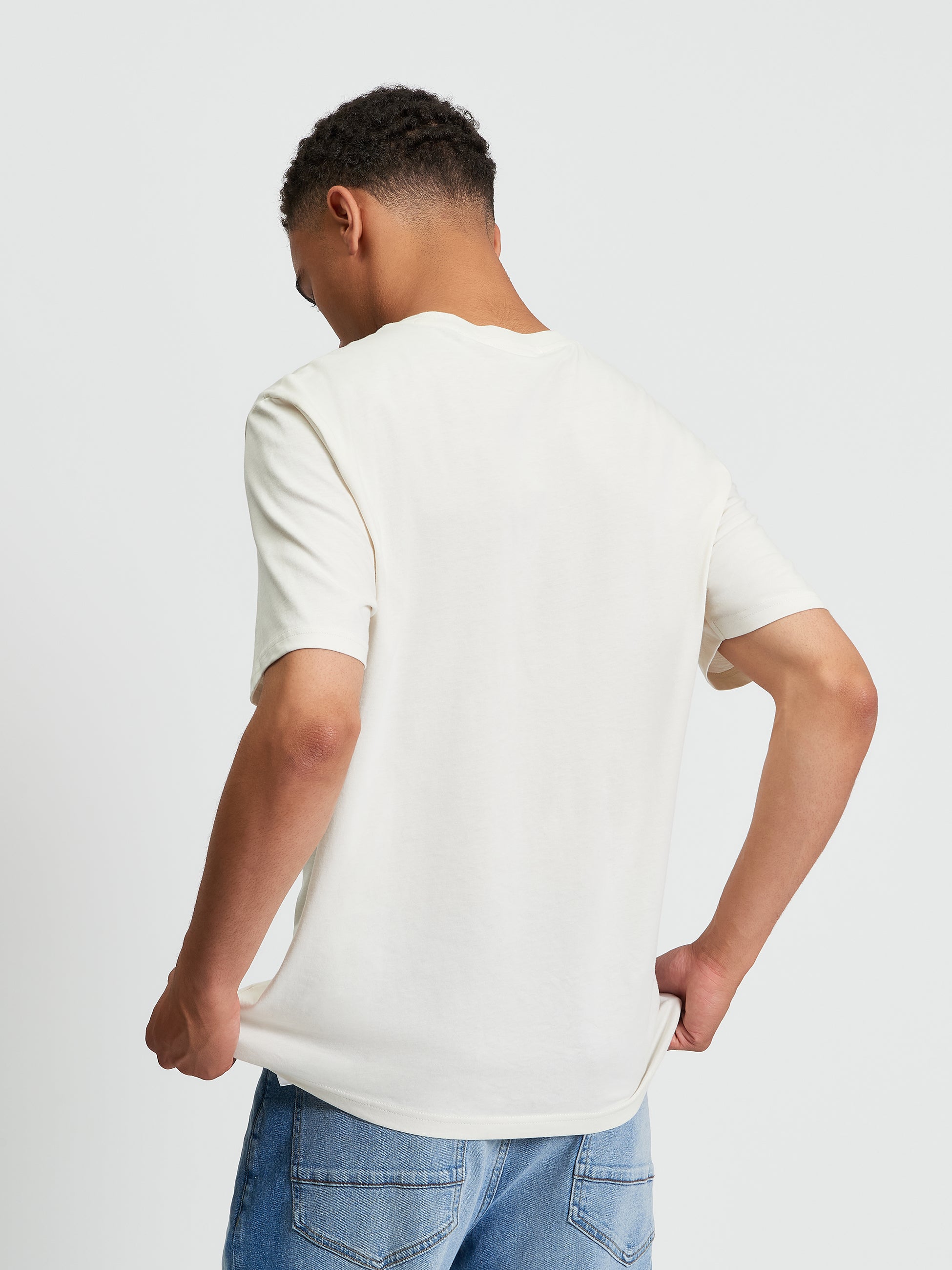 Stack Tee - Snow White - Back