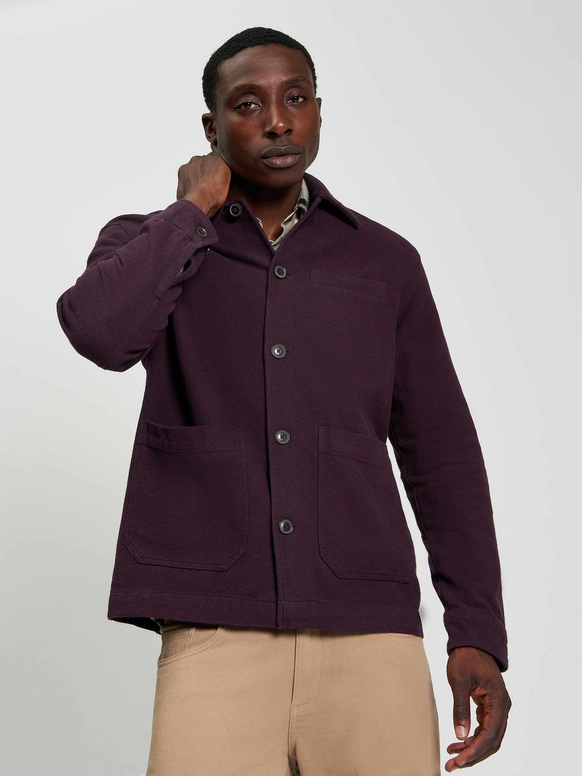 Chore Jacket Burgundy