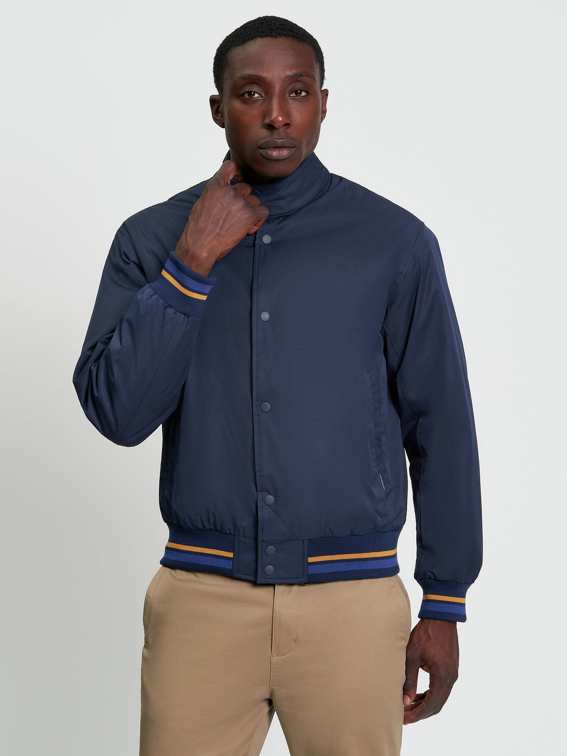 Sports Bomber Jacket Dark navy