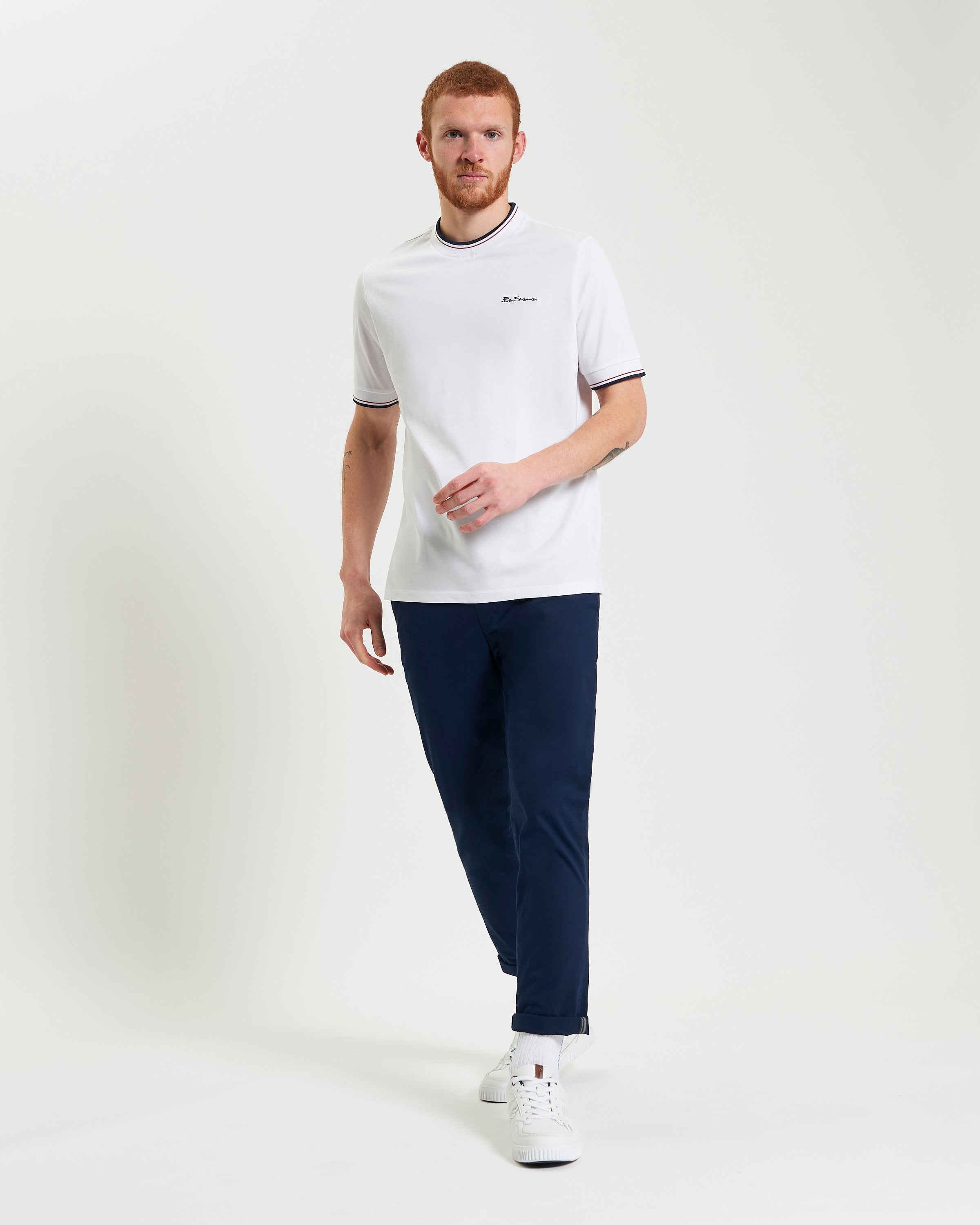 Signature Tipped T-Shirt White