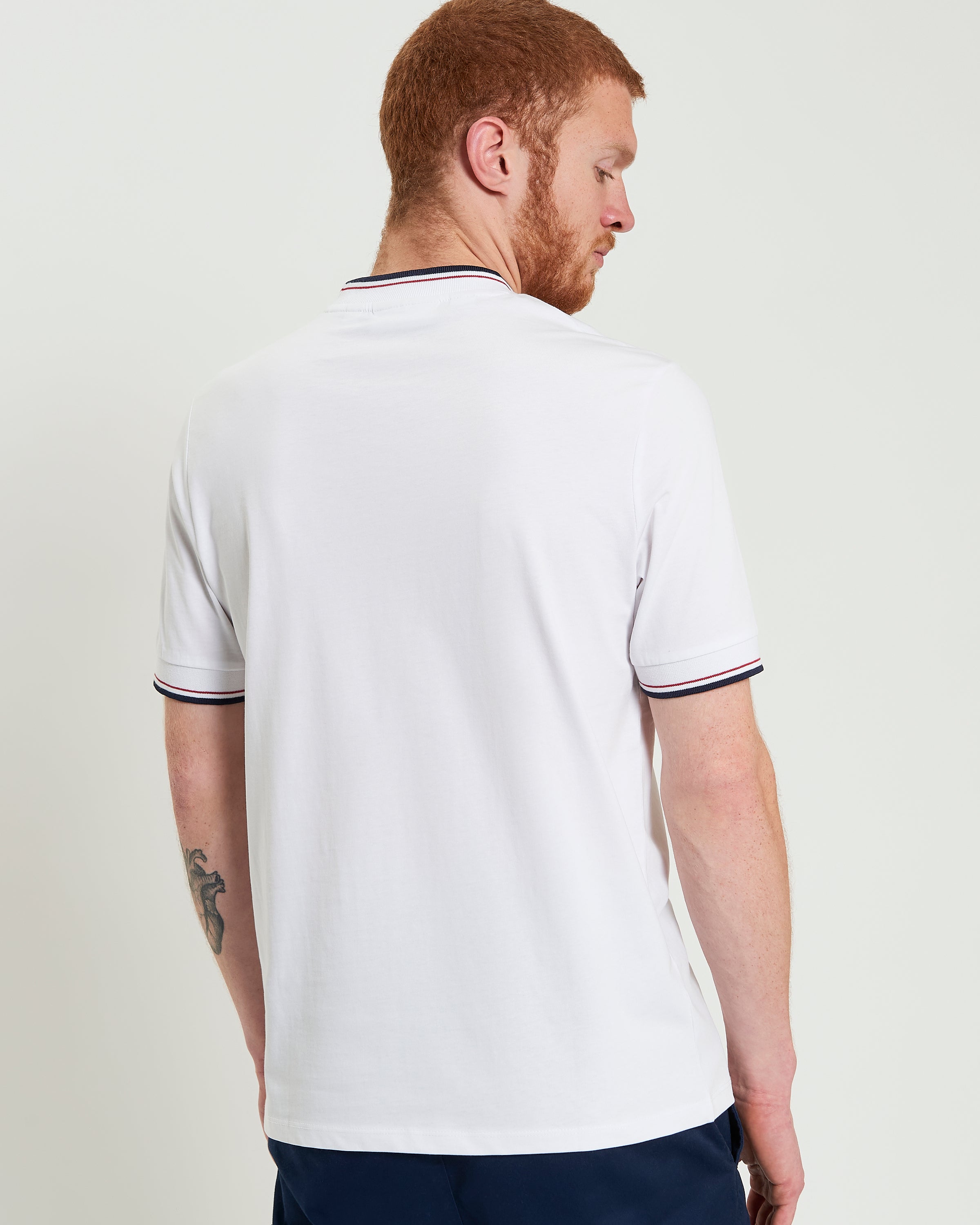 Signature Tipped T-Shirt White