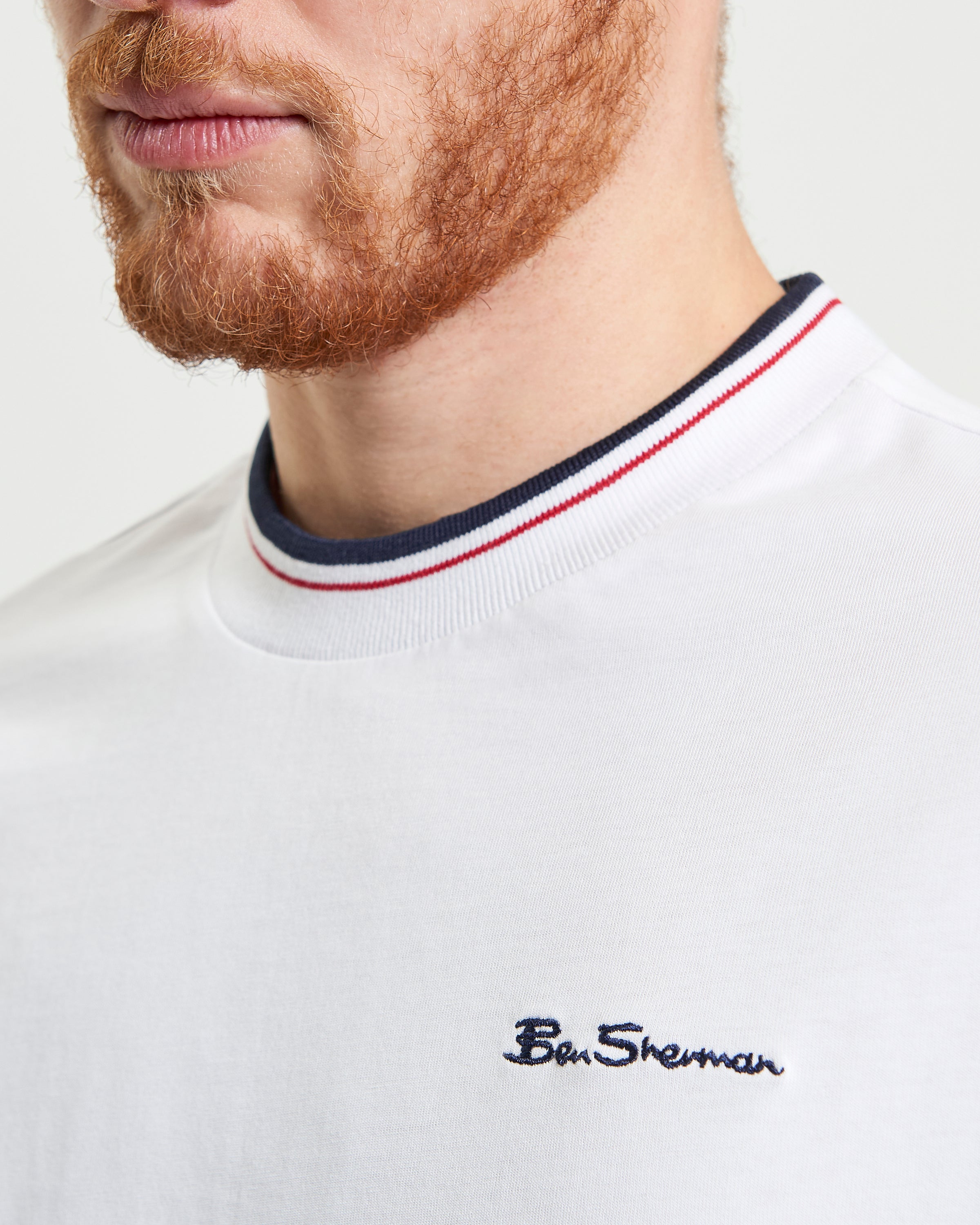 Signature Tipped T-Shirt White