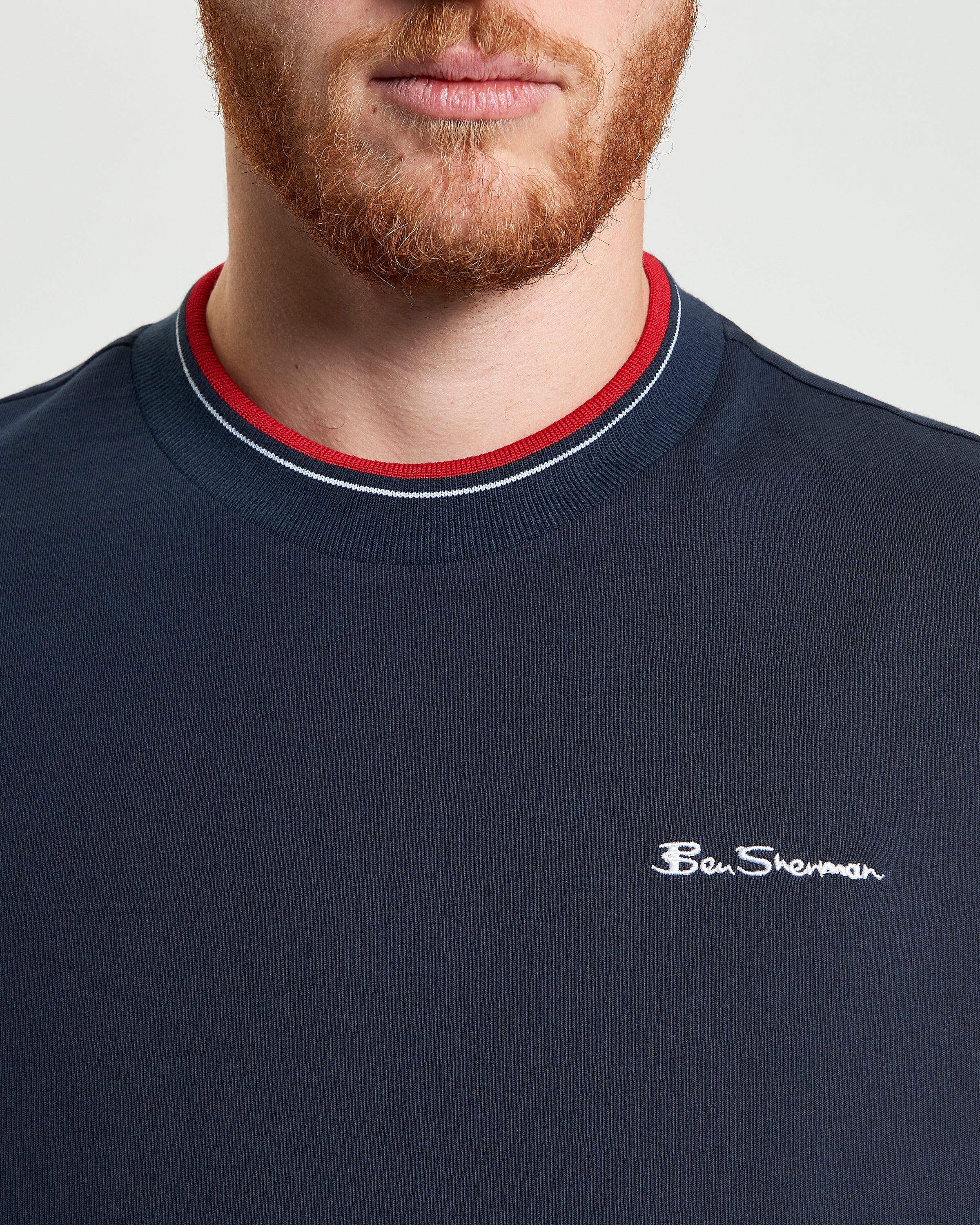 Signature Tipped T-Shirt Dark Navy