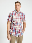 Classic Check Shirt by Ben Sherman in plaid pattern, short sleeve design, stylish and comfortable for everyday wear.