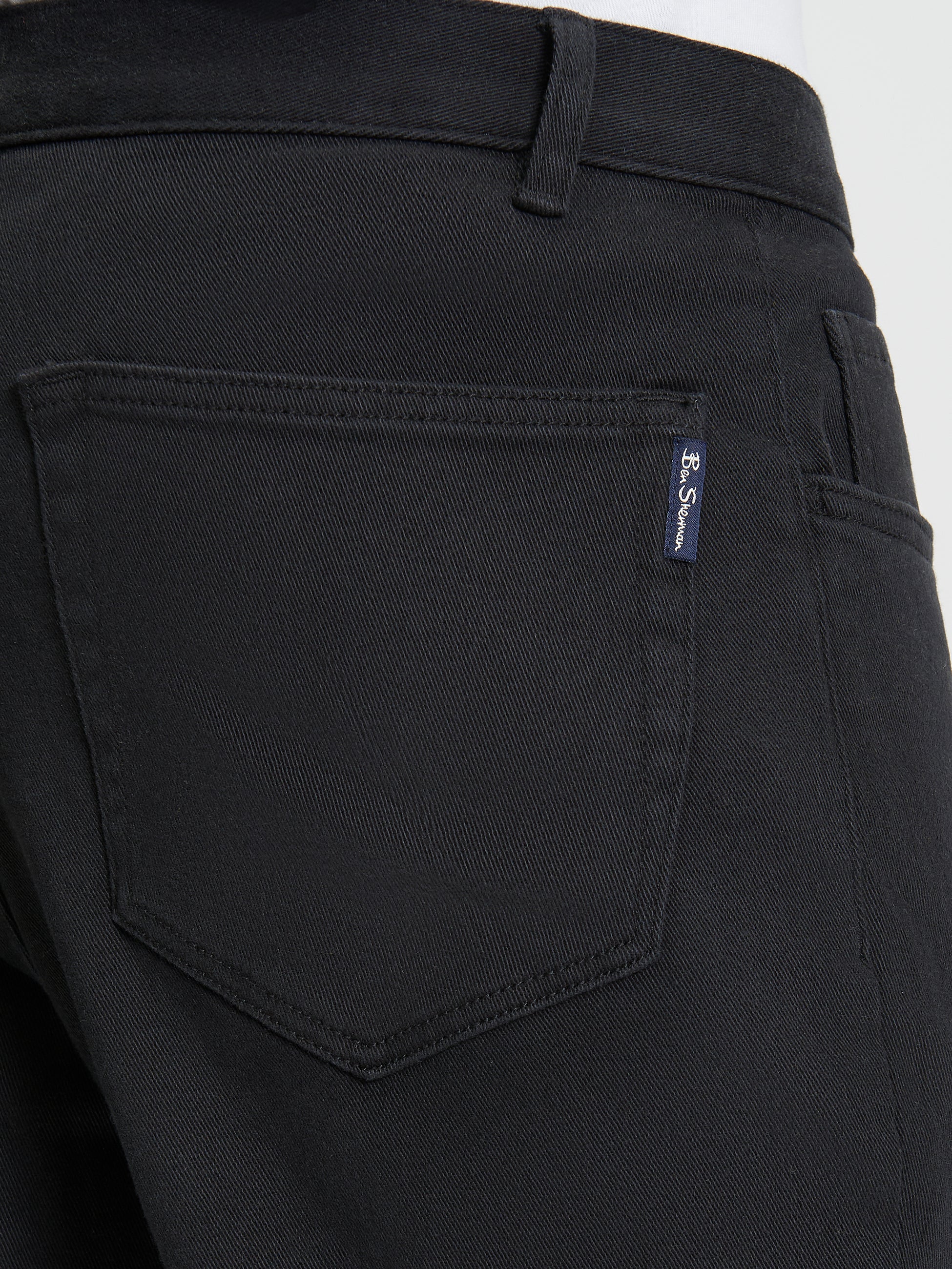 5 Pocket Trousers Black