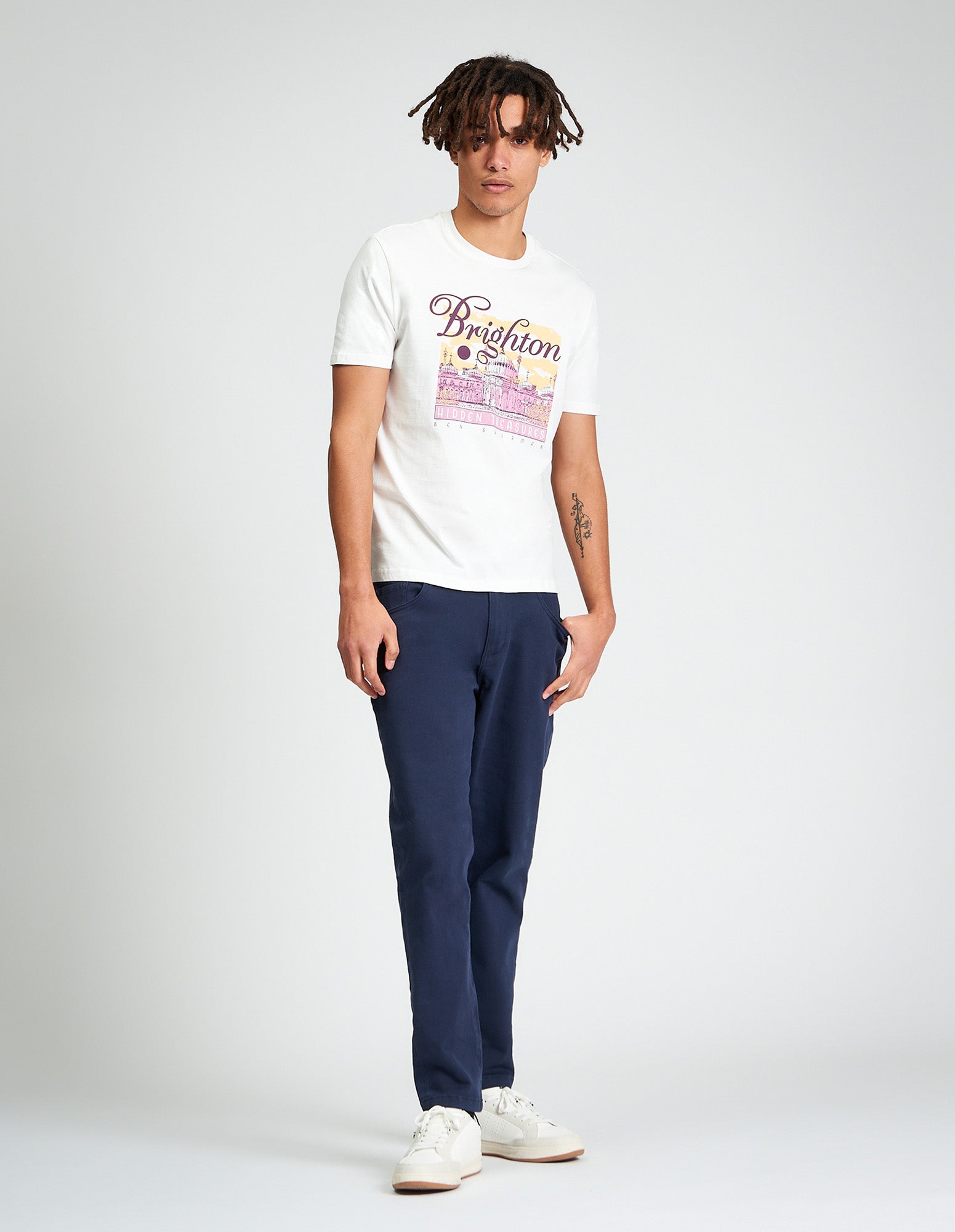 Hidden Treasures Tee – Brighton-inspired graphic print on organic cotton t-shirt
