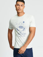 Brighton Beach Social Club Tee - Blue Grey - Styled