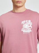 Fish And Chips Tee - Raspberry - Close-Up
