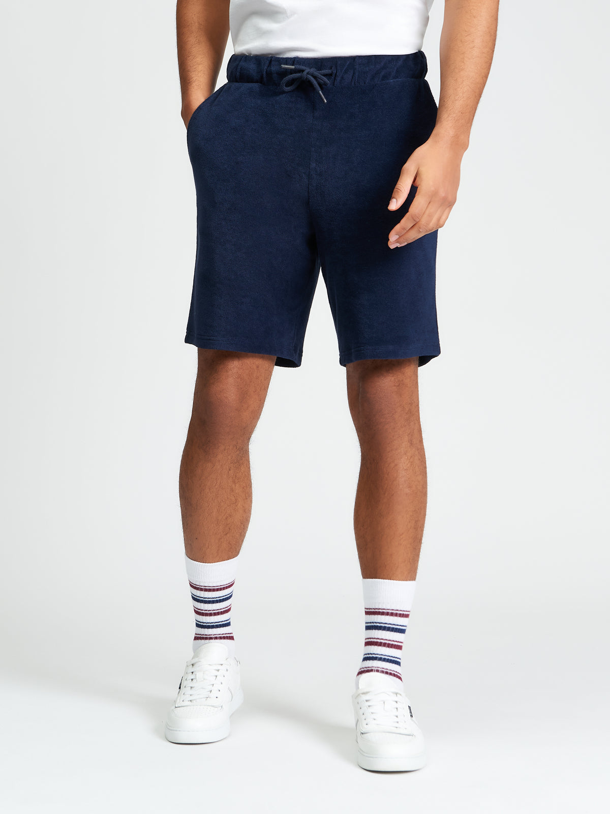 Towelling Short - Dark Navy - Styled