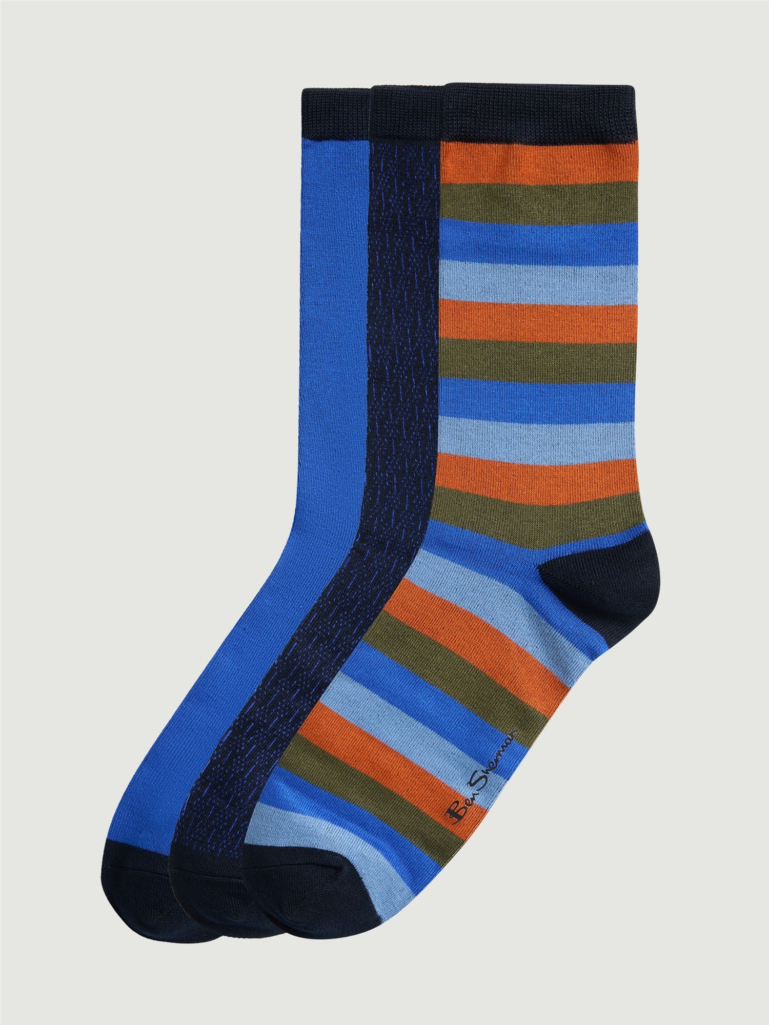3 Pack Mod Stripe Socks – Assorted socks in bold prints and colors, made from a soft bamboo blend. Perfect for gifting.