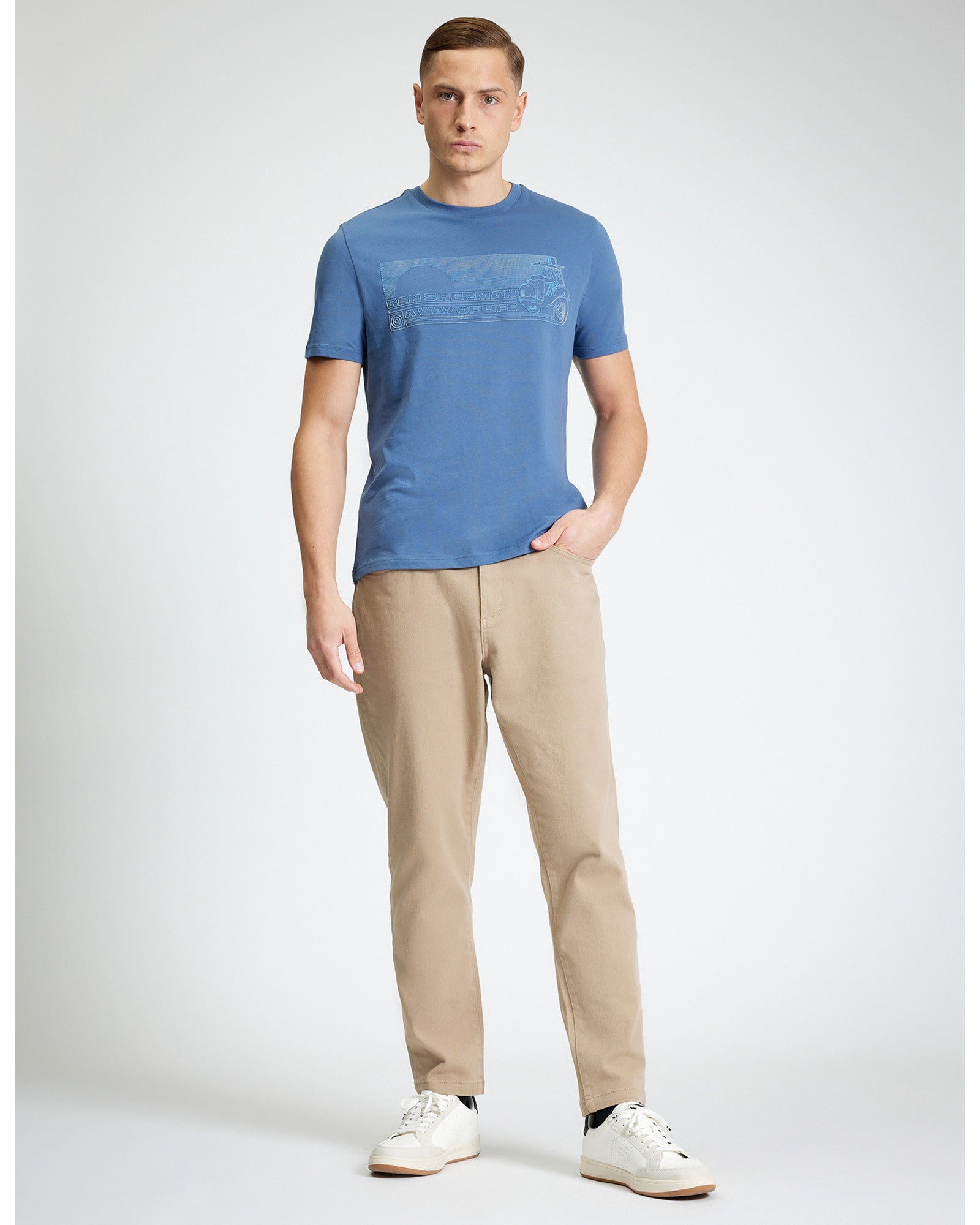 A Way Of Life Tee - Indigo - Regular