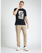 Record Swap Tee - Black - Relaxed
